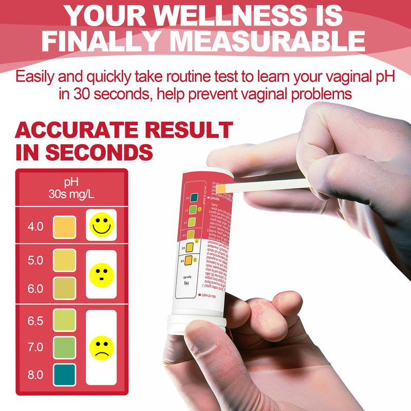 50ct Vaginal pH Test Strips for Women, Easy to Use for Quick & Accurate Results - pH Balance Test Strips for Women to Monitor Feminine Hygiene & Detect Any Imbalances, Easy to Read Results - BeesActive Australia