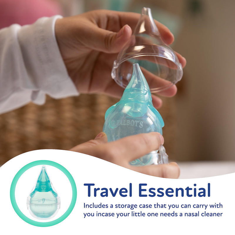 Dr. Talbot's Baby Nose and Ear Care Set - Nasal Aspirator and Nose and Ear Cleaner Tools for Babies - Baby Registry Essentials Nasal Aspirator + Ear & Nose Tools Set