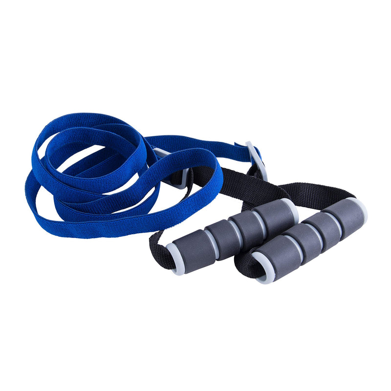 CAP Barbell Elastic Resistant Band with Handles | Multiple Options Medium - Blue - BeesActive Australia