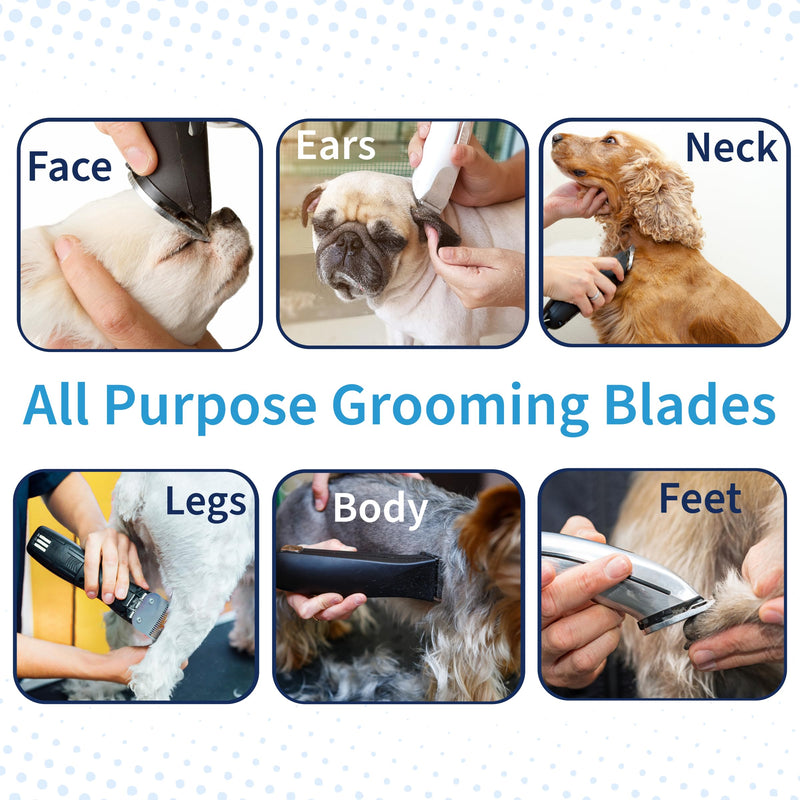 Detachable A Series Wide 30 Blades for Dog Grooming Cuts length 1/50" - 0.5mm Japanese Carbonized Steel Wide Grooming Blades Compatible A5 Series Wide Clippers for Dogs(30W) 30W (1/50" - 0.5mm) - BeesActive Australia