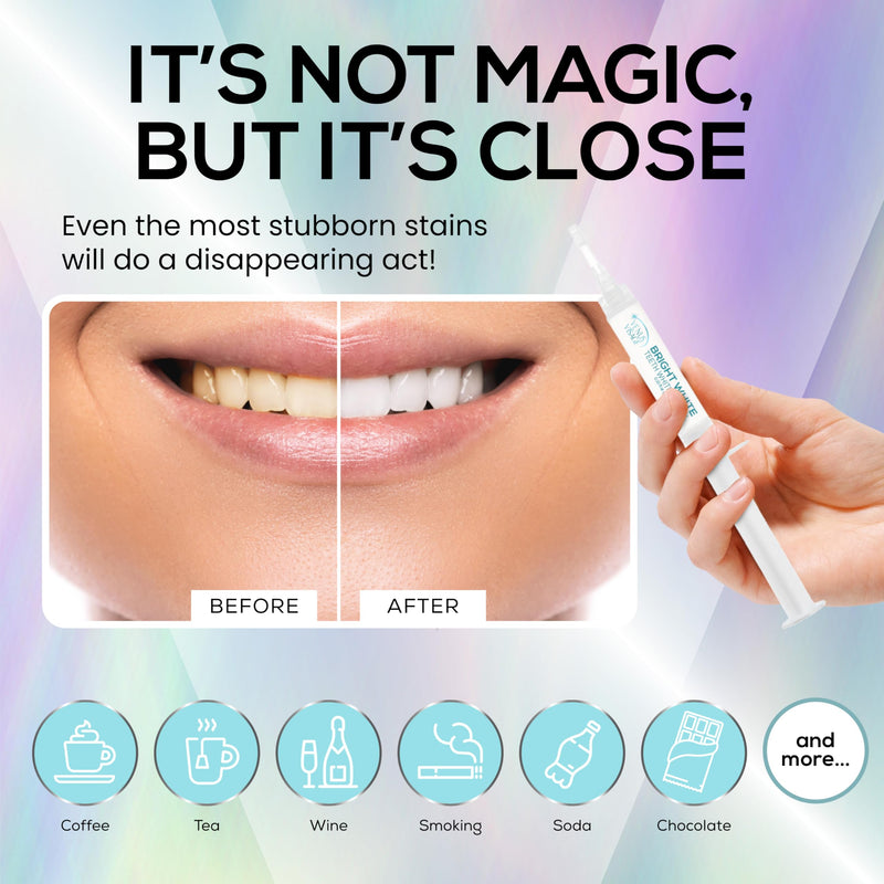 Venus Visage Teeth Whitening Gel Refill Kit Syringes (8 Pack) - 35% Carbamide Peroxide - No Sensitivity Teeth Whitening Gel for Trays - Teeth Whitening Kit Syringes for a Dazzling Smile - BeesActive Australia