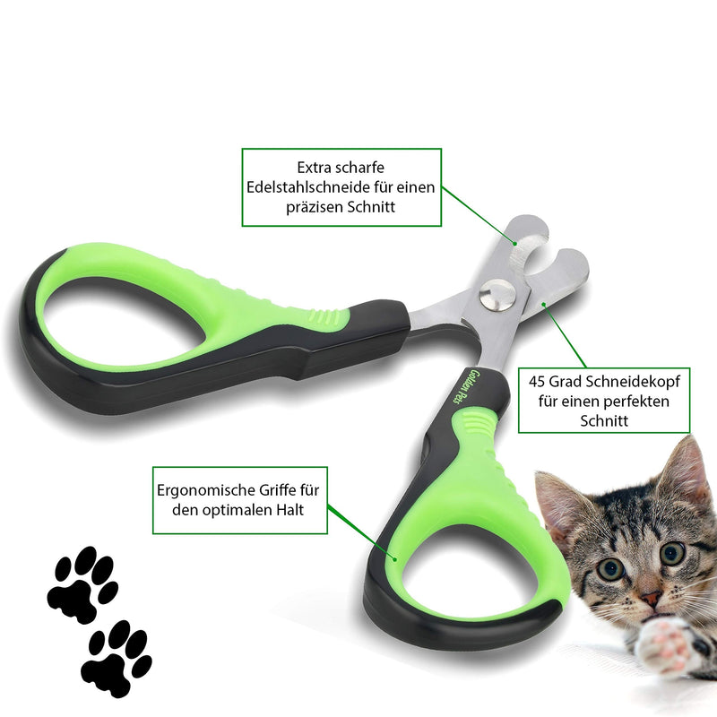 Golden Pets professional claw scissors I Unique 45 degree cutting head I Ideal for small dogs, puppies, cats, rabbits and guinea pigs I + Free e-book care manual - BeesActive Australia