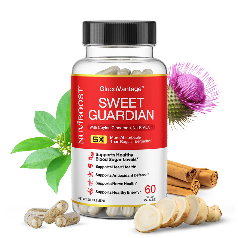 Super Dihydroberberine (GlucoVantage®) 200mg with Ceylon Cinnamon, Alpha Lipoic Acid, Selenium, Gymnema Sylvestre, Benfotiamine and Others for Overall Immunity.