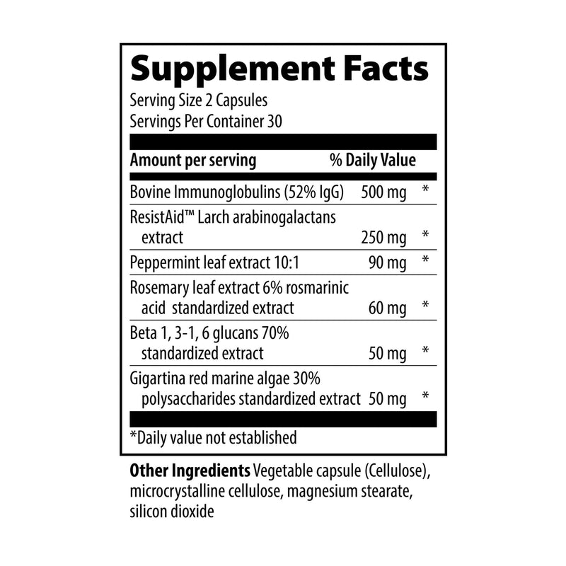 Vibrant Health, Immune Defense, Natural Immune and Digestive Support, 60 Capsules | Dietary supplement for daily use, easy-to-swallow serving size in capsule form with a 60-count bottle for routine wellness 120 Count (Pack of 1)