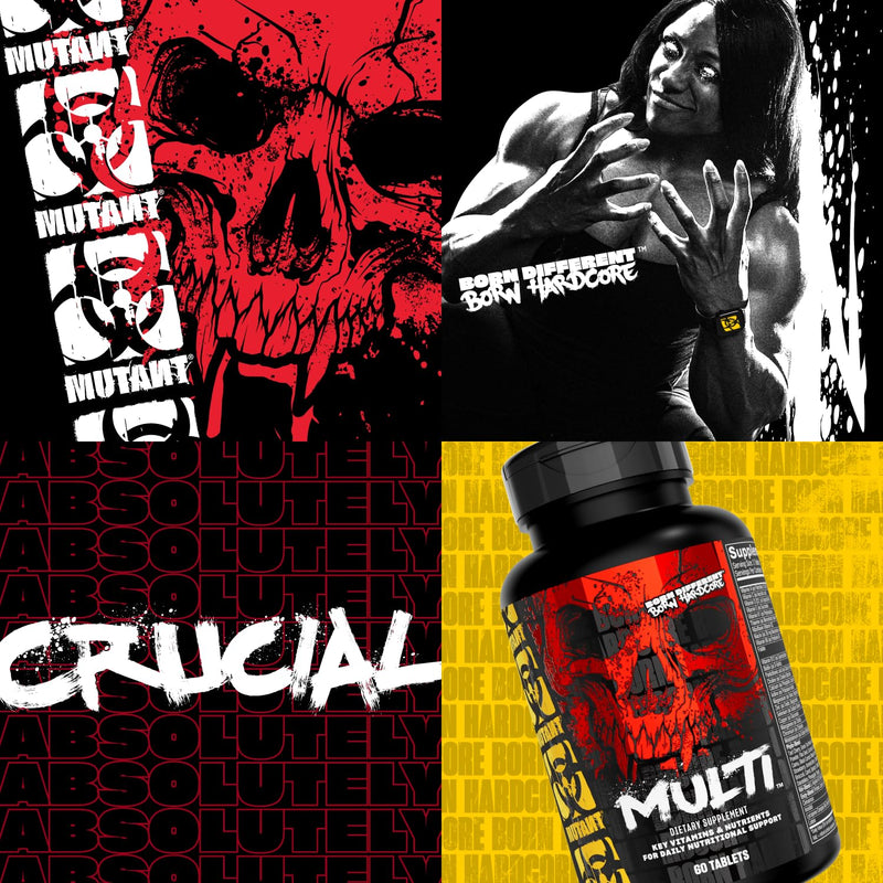 Mutant Multi, Multivitamin, 70 Vitamins, Minerals & Antioxidants, 60 Caps Unflavored 1 Count (Pack of 1)