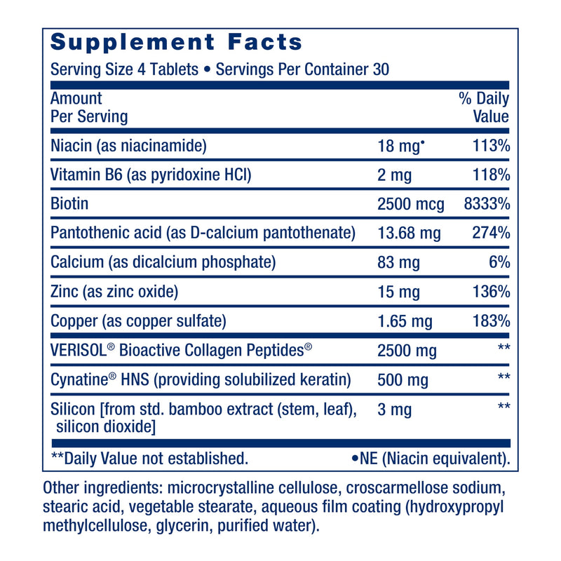Life Extension Hair,Skin,& Nails- Collagen Plus,120 Count (Pack of 2) 120 Count (Pack of 2) Collagen Plus Formula