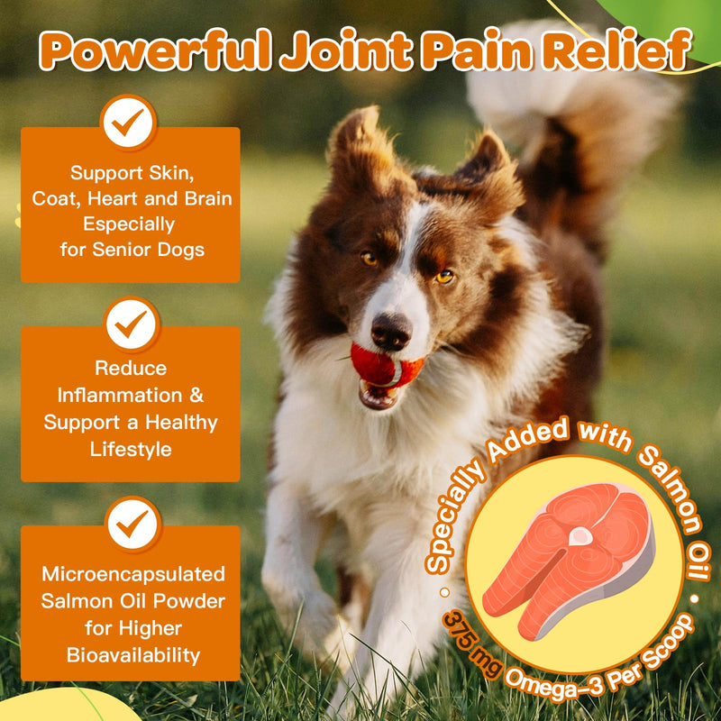 NATURE TARGET Glucosamine for Dogs Powder, Dog Vitamins Powder