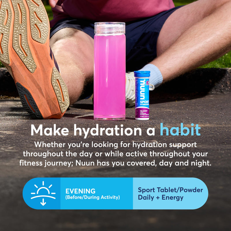 Nuun Sport Electrolyte Tablets Fruit Punch, GF & Vegan, 4 Pack 40 Count (Pack of 1)
