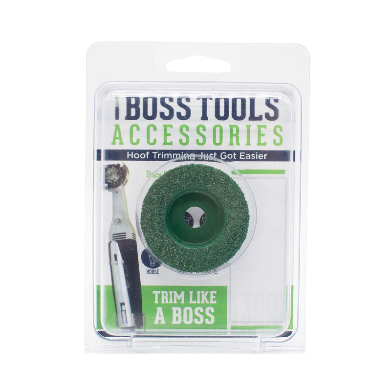 Green V-Groove 2" Disc - Precision Hoof Trimming Disc for Walls & Grooves