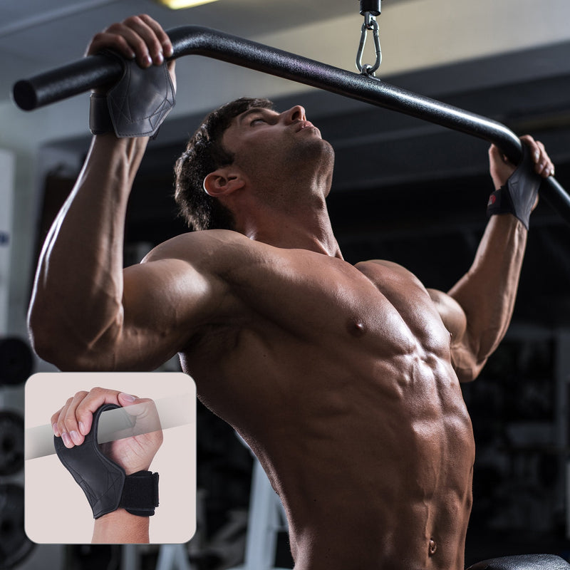 Krato Kevlar Lined Versatile Lifting Straps | Grips Bands Black Small