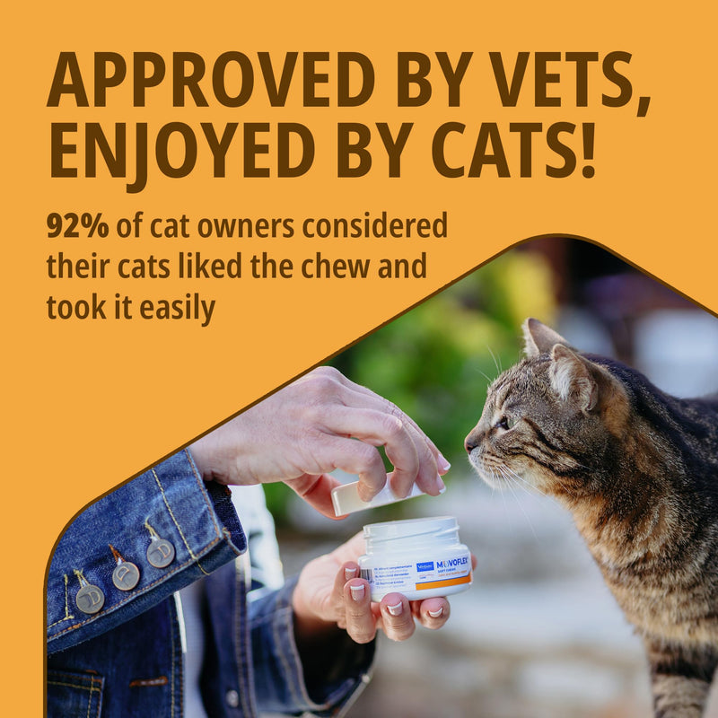 Virbac Movoflex Joint Supplements for Cats - Supports Joints & Mobility - Fast-Acting Tasty Cat Chews - Pack of 30