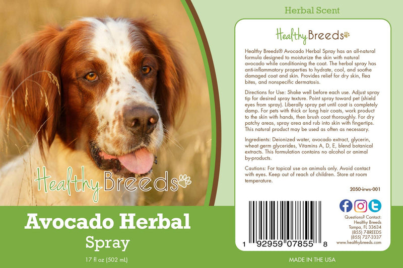 Healthy Breeds Irish Red and White Setter Avocado Herbal Spray 17 oz