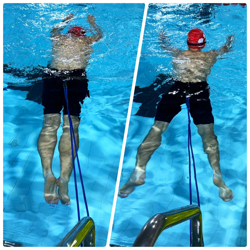 Swimming Resistance Training Set - Aquatic Resistance Belt, Swim Parachute, Pool Trainer Set A - BeesActive Australia
