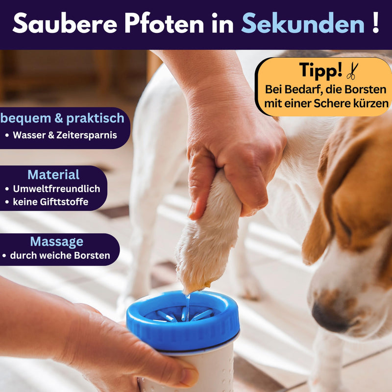 Goldthal®️ The original paw cleaner for dogs with microfiber glove, no more dirty paws for large or small paws large/large - BeesActive Australia