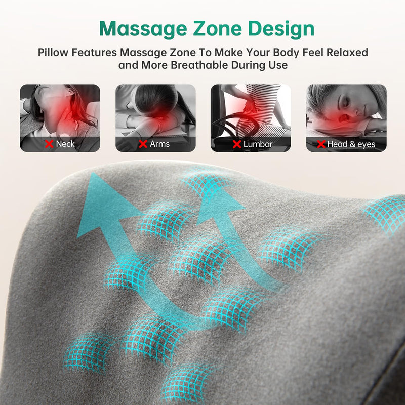MOONYOOY Office Chair Headrest Pillow Attachment & Desk Nap Cushion, Memory Foam Neck Support with U-Shape Hanger Design for Office Chairs, Armrest Elbow Relief, and Restful Power Napping