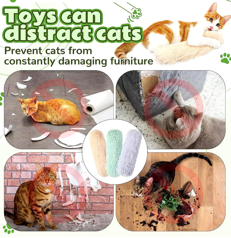Pet Toys Cat Catnip 2 Pack Toys for Indoor Cat Pillow Interactive Teething Toys for Small Cats Chasing Chewing Exercising
