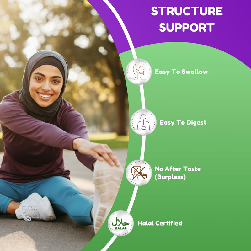 SHIFAA NUTRITION Halal Joint Support Supplement for Men & Women. Glucosamine Chondroitin MSM for Mobility, Cartilage Repair & Joint Comfort, Back & Knee Pain Relief. Non-GMO, Gluten-Free. 135 Capsules 135 Count (Pack of 1)