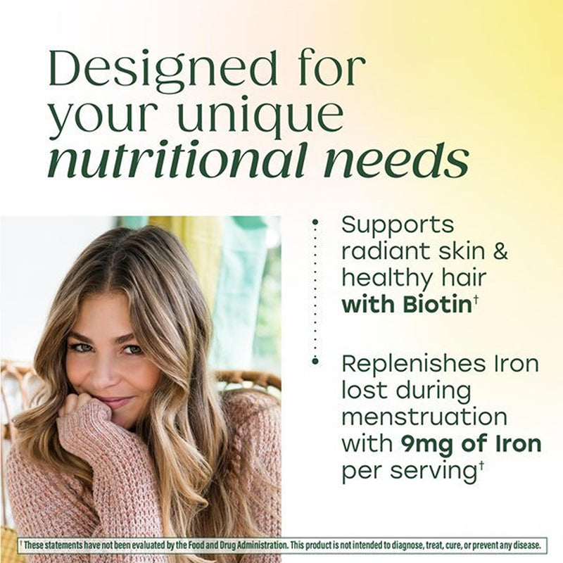 MegaFood One Daily Multivitamin for Women with 22 Nutrients, 90 Tablets | Immune Support, Cellular Energy & Healthy Skin & Hair, Methylfolate, Methylated B12, Iron, C, D3, Vegetarian, 90 Servings Unflavored 90 Count (Pack of 1)