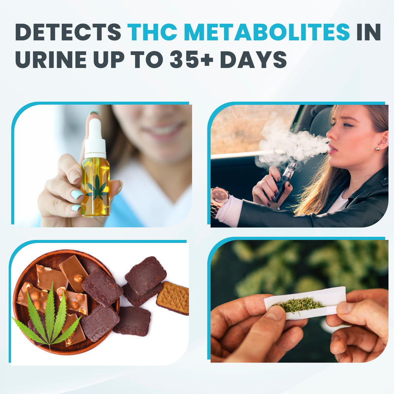 Exploro Weed Drug Test (50 Pack) – THC Tests for Home – Marijuana Detox THC Drug Test 50 Count (Pack of 1) - BeesActive Australia