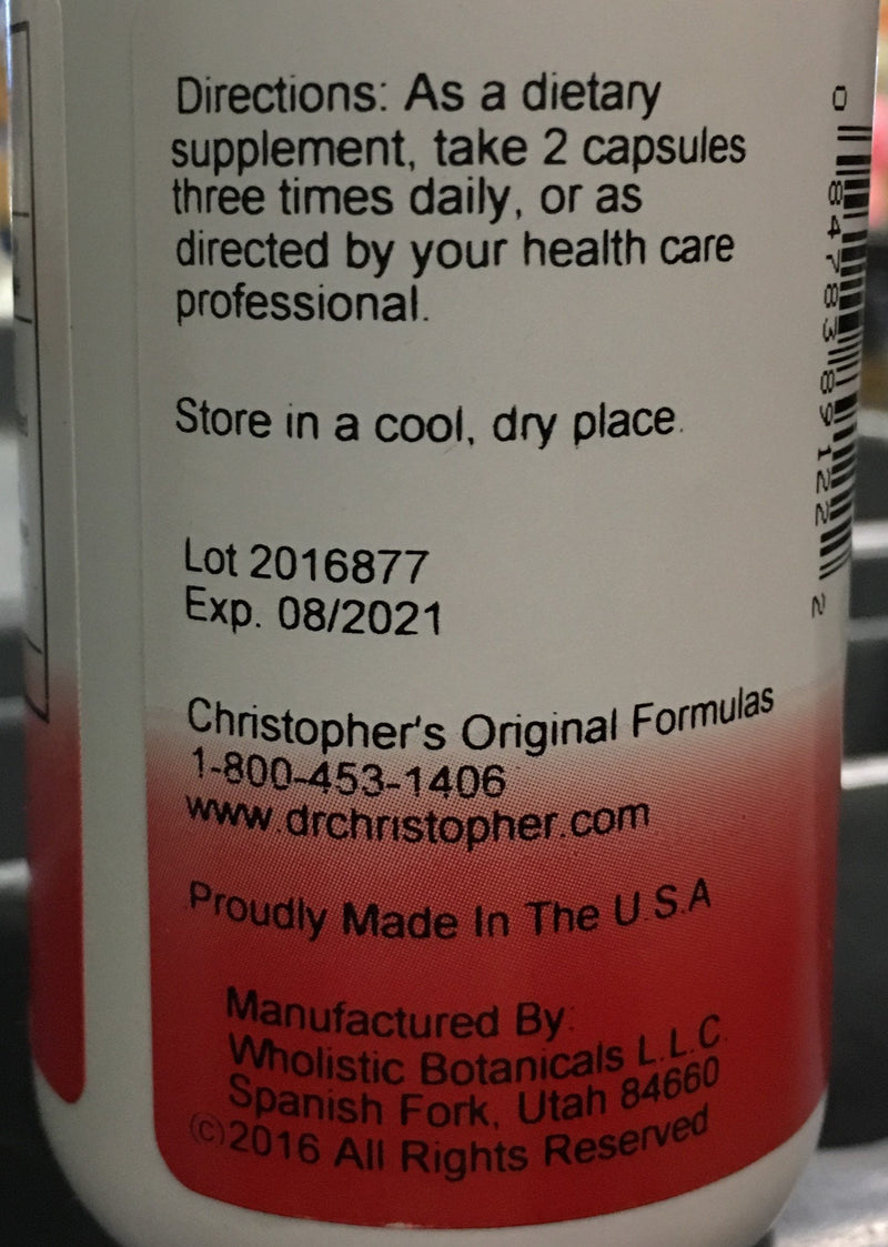 Christopher's Original Formulas Male Urinary Tract Support Supplement – Kidney & Prostate Health – 100 Capsules 100 Count (Pack of 1) - BeesActive Australia