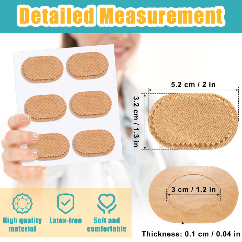 Funtery 60 Pcs Foot Callus Cushion Toe Cushions Pad Foot Protector Pads Corn Mat Patches Shoe Accessories for Women Men Fabric Feet Heel Toe Protector Pads - BeesActive Australia