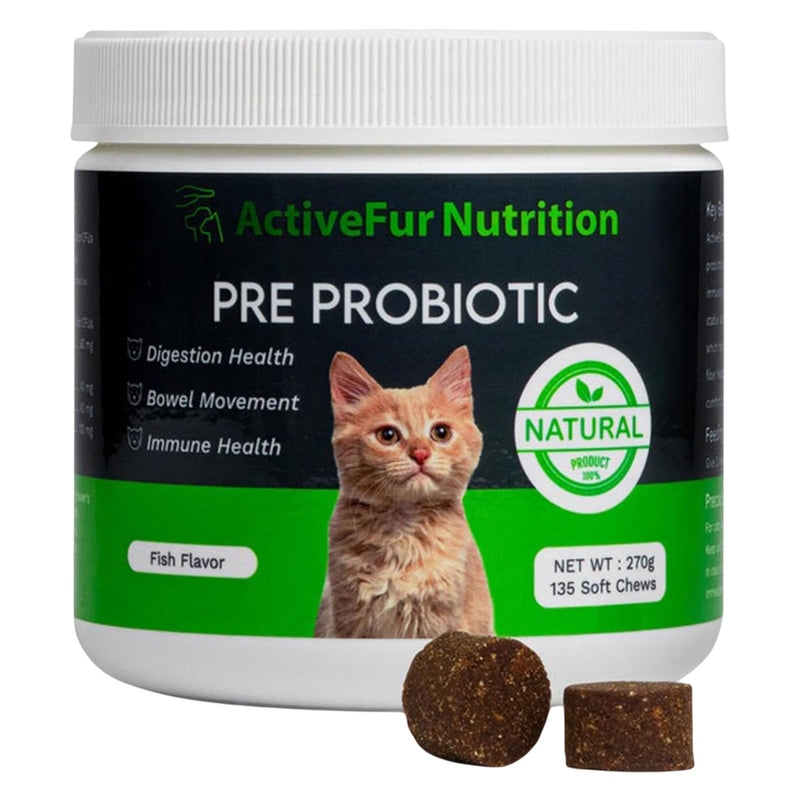 Digestive Support Chews for Cats - 135 Fish Flavoured Soft Chews