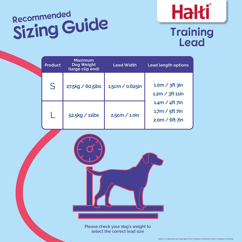 HALTI Headcollar Size 5, Black & HALTI Training Leash Size Large, Black Combination Pack - Stop Your Dog Pulling on the Leash. Adjustable, Lightweight with Padded Nose Band. Suitable for Large Dogs - BeesActive Australia