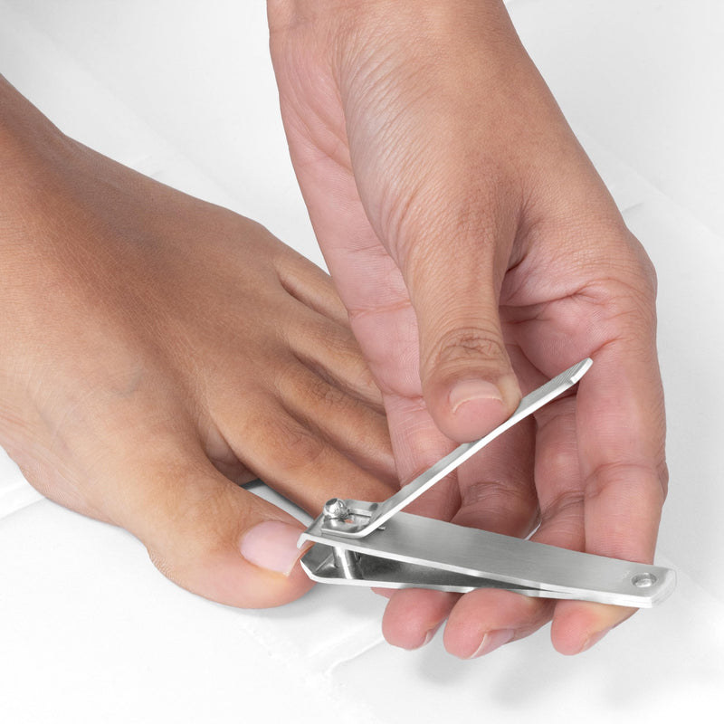 Tweezerman Stainless Steel Nail Clipper Combo Set with Three Neon Nail Files Stainless Steel W/Nail Files