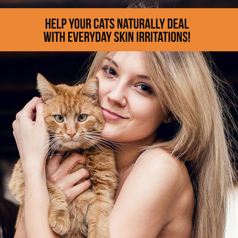 Soothe Salve for Cats - Natural Hemp Oil Balm for Cat Itchy Skin Relief & Comfort - New & Improved Formula with Manuka Honey, Coconut Oil & Herbal Extracts - 1 oz