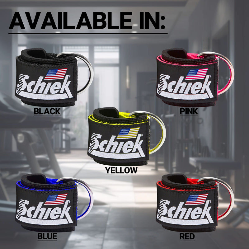Schiek Sports Model 1700 Neoprene Ankle Straps Black