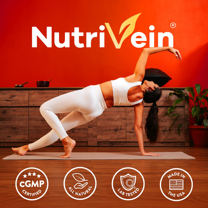 Nutrivein Premium Apple Cider Vinegar Supplements - 1600 mg - 120 Caps 120 Count (Pack of 1)