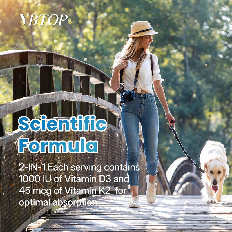 Milk Calcium 800mg with Vitamin D3 & K2, Easy-Absorb, 90 Softgels | 1000 IU Vitamin D3, 45mcg Vitamin K2, Non-GMO, Gluten Free, Supports Bone Density & Joint Health 1 Bottle