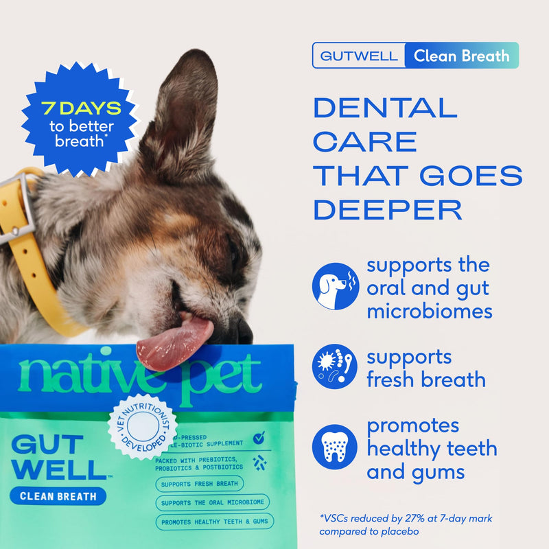 Native Pet Daily Wellness Bundle – 11-in-1 Dog Vitamins and Supplements, Omega 3 Fish Oil for Dogs & Clean Breath Dog Dental Powder – Supports Gut Health, Joints, Skin, Coat, Dental Care, Heart Health