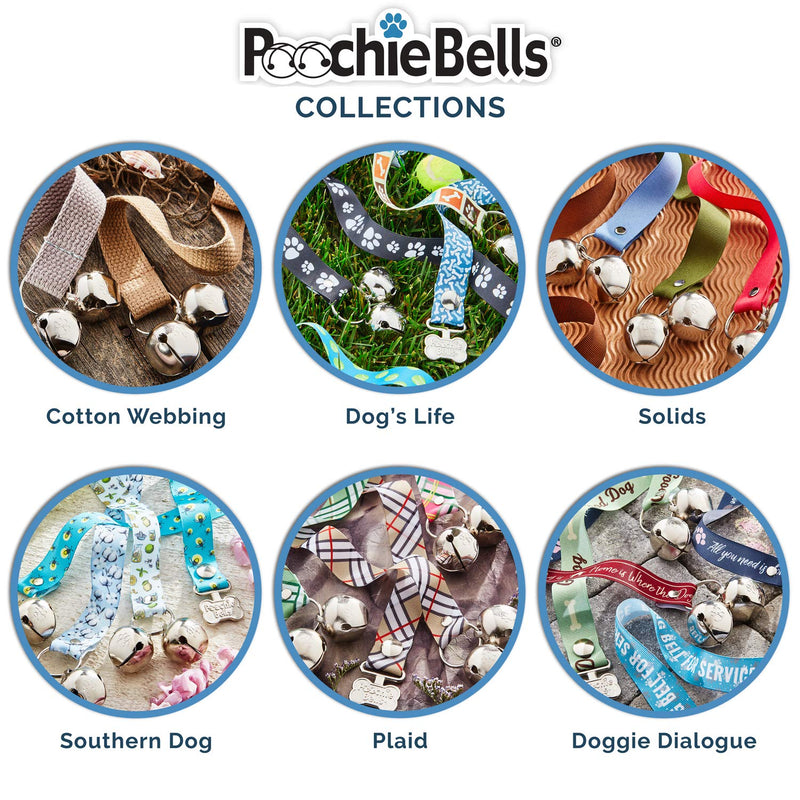 The Original Dog Potty Doorbell, Dog Bells for Potty Training & Puppy Housebreaking, Potty Train Your Dog in Days, Made in America, Home is Where The Dog is Design One Size - BeesActive Australia