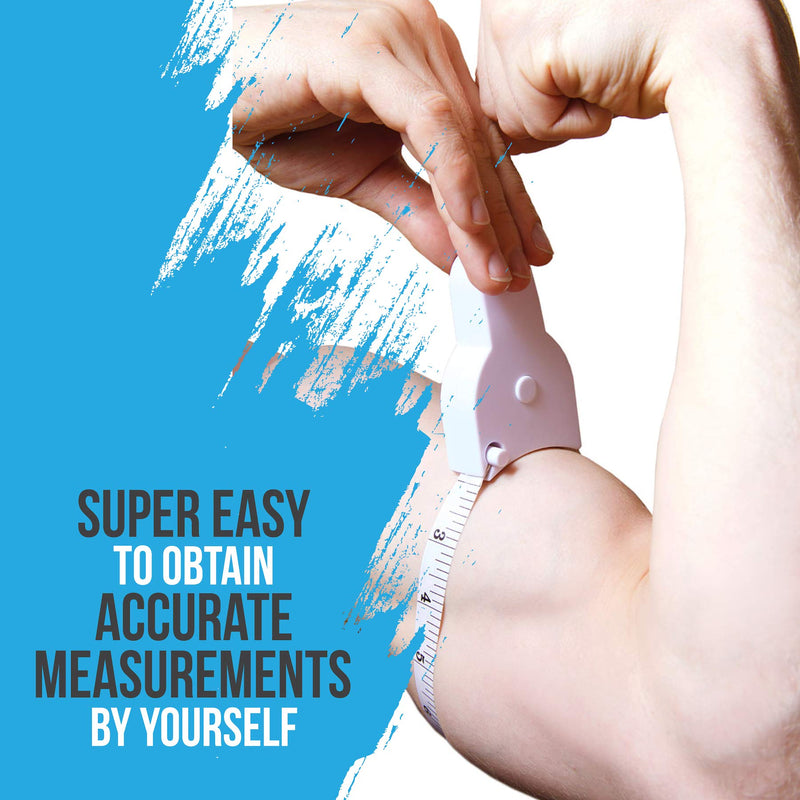 Essential Body Health Tools - Fat Caliper Plus Body Tape Measure - Check Your Fat Percentage and Body Measurements at Home without Anyone's Help - Body Fat Charts and Instructions Included - BeesActive Australia
