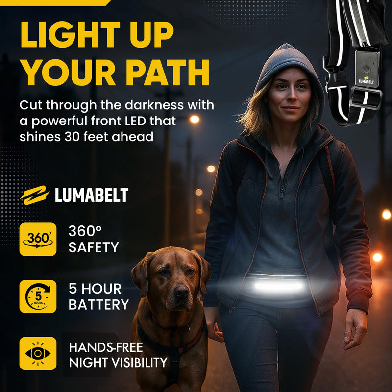 Running Lights for Runners – Rechargeable LED Safety Light for Outdoor Survival Kit, Camping Accessories, Hiking Gear for Women Essentials, Battery Powered Night Light, Waterproof Night Running Light