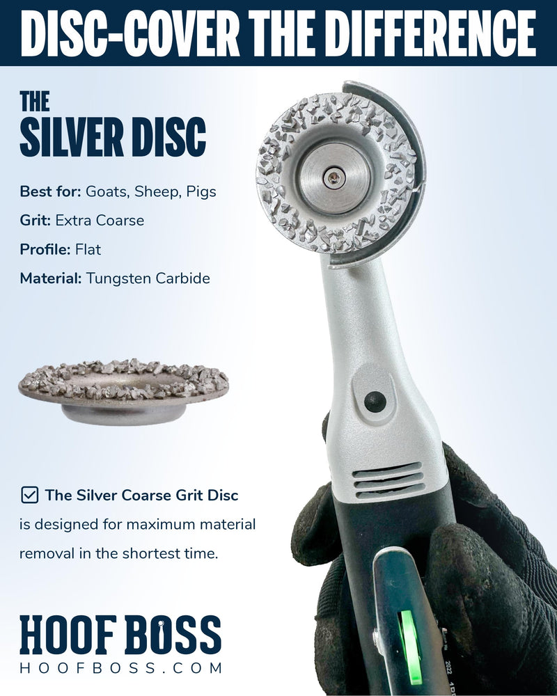 Silver Coarse Grit 2" Disc