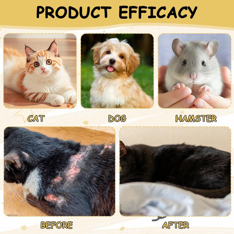 Pet Skin Treatment Spray, 3 Pieces Pet Skin Soothing Spray, Itchy Dog Spray Suitable for Soothing Pet Skin, Relieving Itchy Skin, and Treating Dry Skin
