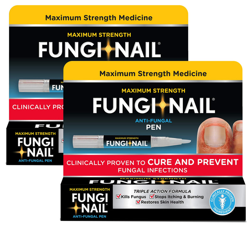Fungi-Nail Pen Applicator Anti-Fungal Solution, Kills Fungus That Can Lead to Nail & Athlete’s Foot with Tolnaftate & Clinically Proven to Cure and Prevent Fungal Infections | 0.20 Fl Oz (Pack of 2) 0.20 Fl Oz (Pack of 2) - BeesActive Australia