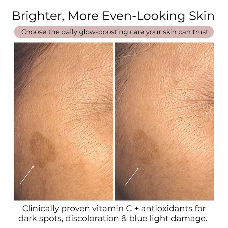 Hush & Hush SkinCapsule Brighten+ Skin Brightening Supplement | Vitamin C with Saberry & Lutemax for dark spots and dull, uneven tone; supports radiant-looking skin; vegan, non-GMO