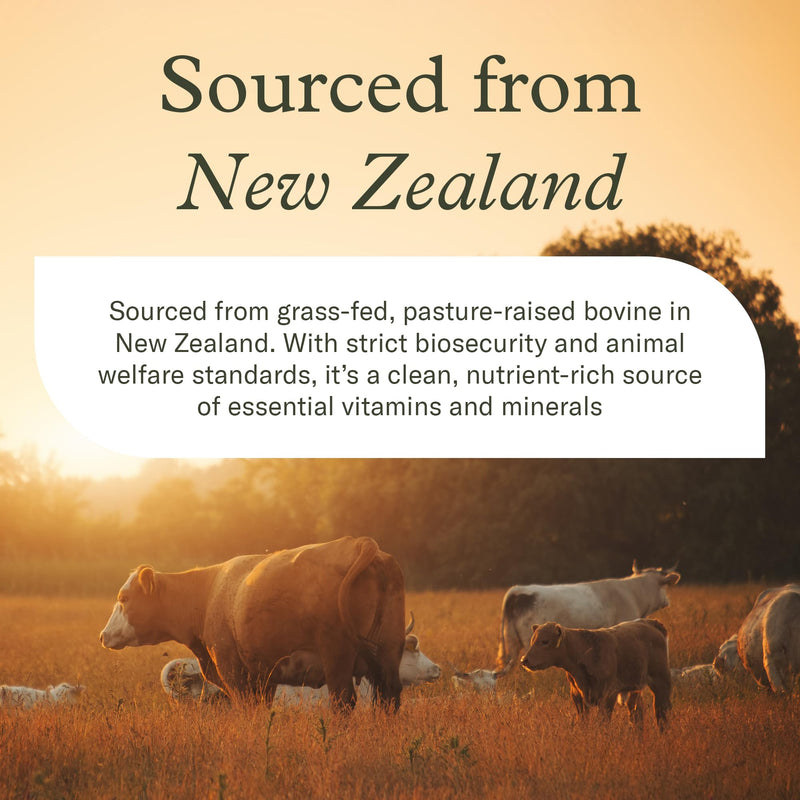 Enviromedica Grass-Fed Beef Bone Marrow Supplement, Collagen, 120 Ct | New Zealand beef bone marrow with MCHA, cartilage, collagen & vitamin K2. Freeze-dried whole-food supplement, 120 caps.