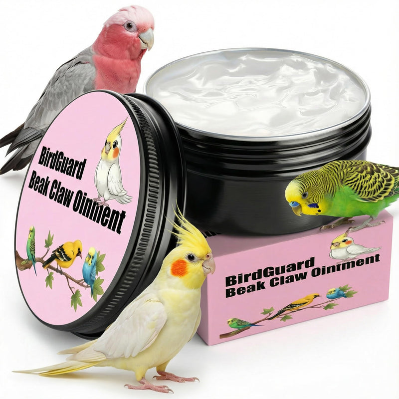 XANADU Bird Beak Oil & Feet Ointment, BirdGuard Balm for Parrot Beak Care & Cracked Claws, Moisturizing Relief for Dry Beaks & Skin, Budgies & Cockatiels