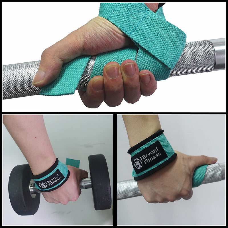J Bryant Barbell Pad Set with 2 Ankle Straps for Cable Machines Hip Resistance Band Weight Lifting Straps Thick Cushion Hip-Thrusts Pad with Carry Bag for Squats Bench Press Workout lakegreen set - BeesActive Australia