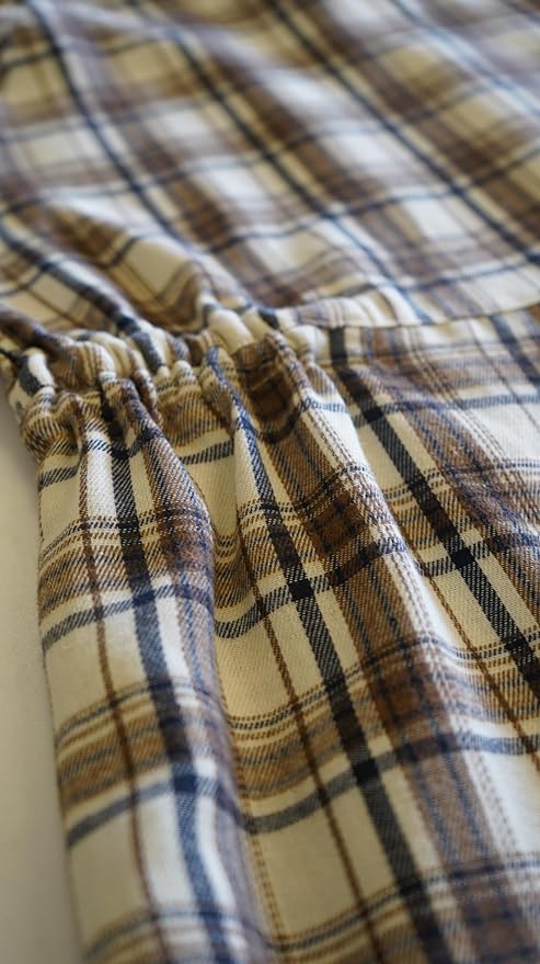 Nursing Coverage, Candelabra Countermeasure, Autumn, Winter, Checkered Pattern, Unisex Caregiver, Nursing Care Nema, Nursing Pajamas, Nursing Clothing - BeesActive Australia