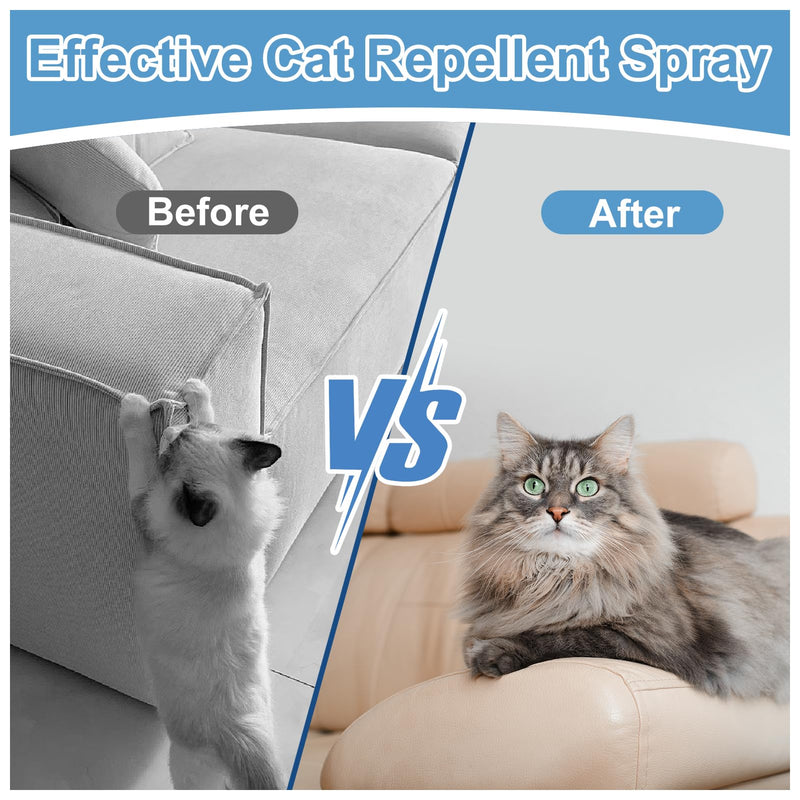 Cat Deterrent Spray. 175ML Cat Repellent Indoor for Cat and Kitten. Cat Scratch Furniture Protector. Effective Cat Repellent Spray Training Aid for Furniture, Curtains, Sofas, Indoor & Outdoor. pink - BeesActive Australia