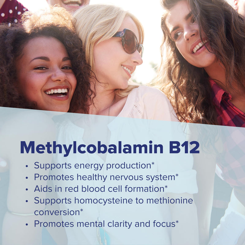 Superior Source No Shot Methylcobalamin B-12 1,000 mcg - Vitamin B-12 to Support Energy Production, Brain Health & Overall Wellness - Sublingual Tablets for Rapid Absorption - 60 Dissolving Tablets Vitamin B12 1,000mcg