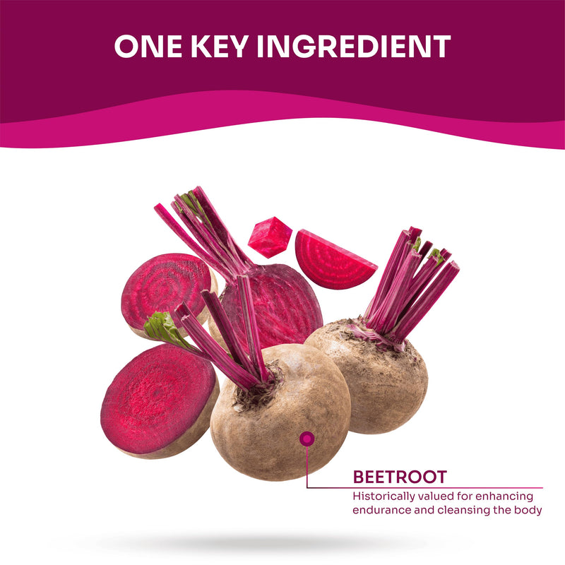 Organic Beet Root Capsules - 1400mg Beetroot Powder for Natural Energy & Endurance Support, Non-GMO, Made in The USA, Beet Supplement - 60 Capsules, 30-Day Supply - BeesActive Australia