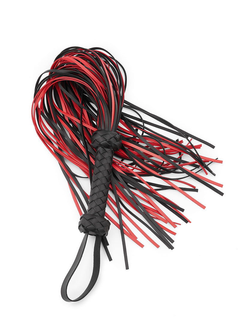 Leather Red Whip 30" Riding Horse Whip - Equestrian Horse Flogger Whip - Red Horse Whip