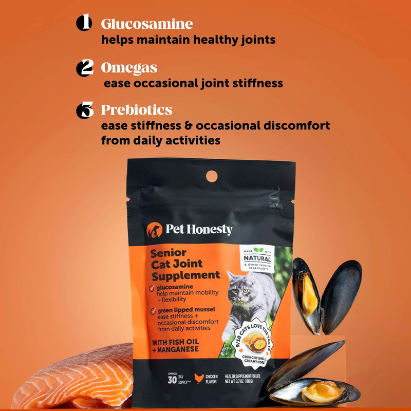 Cat Joint & Immune Support Virtual Bundle – Hip & Joint Health Chews + Immune Support Lysine Chews, 30 Day Supply Each