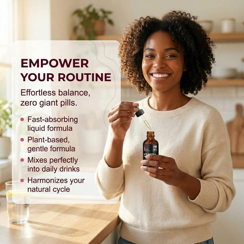 Myo-Inositol & D-Chiro Inositol Liquid Drops for Women | 40:1 Ratio | Hormone Balance & Cycle Support | Vitex + Vitamin D3 | 4 Fl Oz (2-Month Supply) 4 Ounce (Pack of 1)